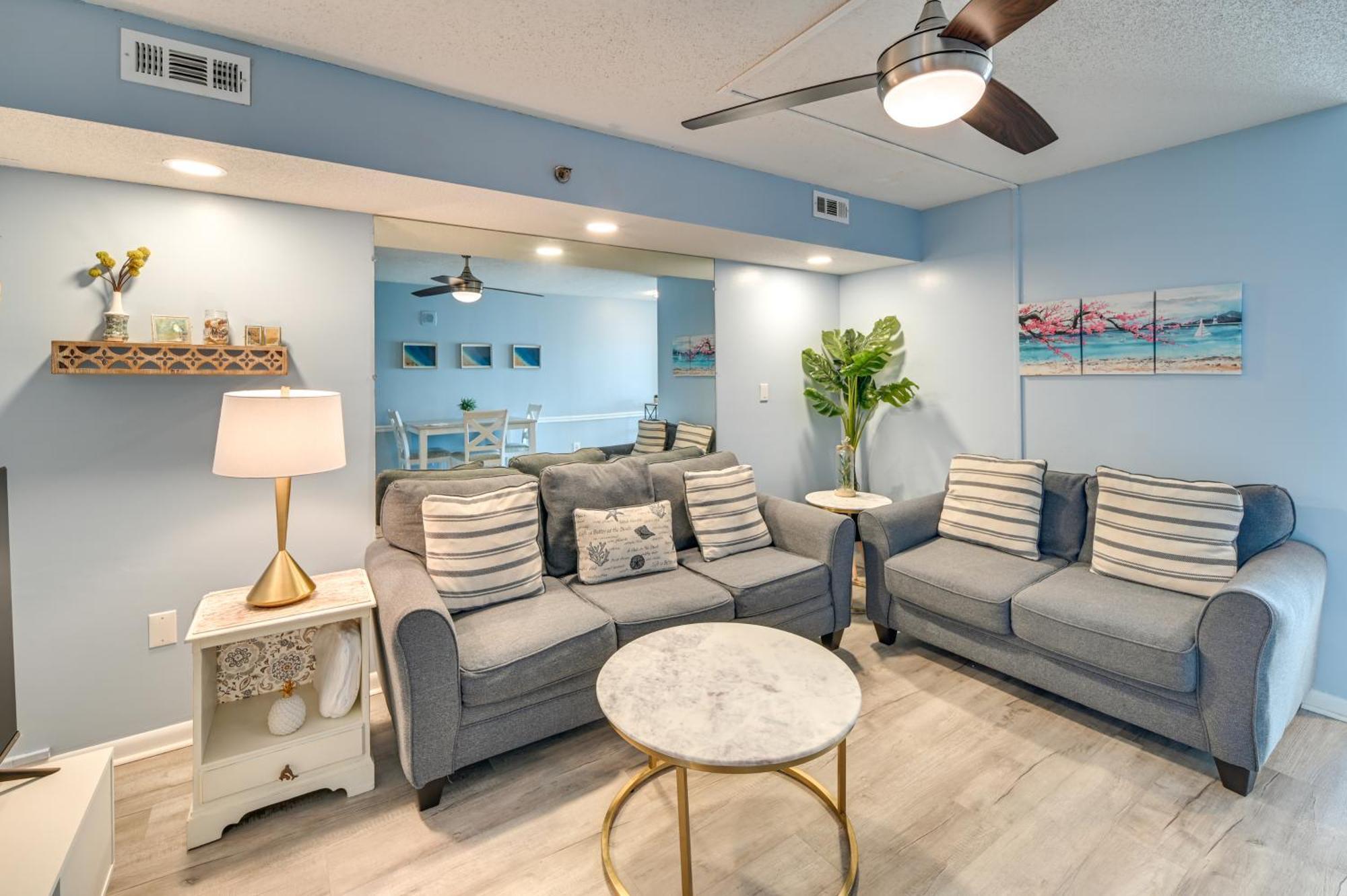 Cozy Coastal Condo With Airy Oceanfront Balcony Myrtle Beach Exterior photo