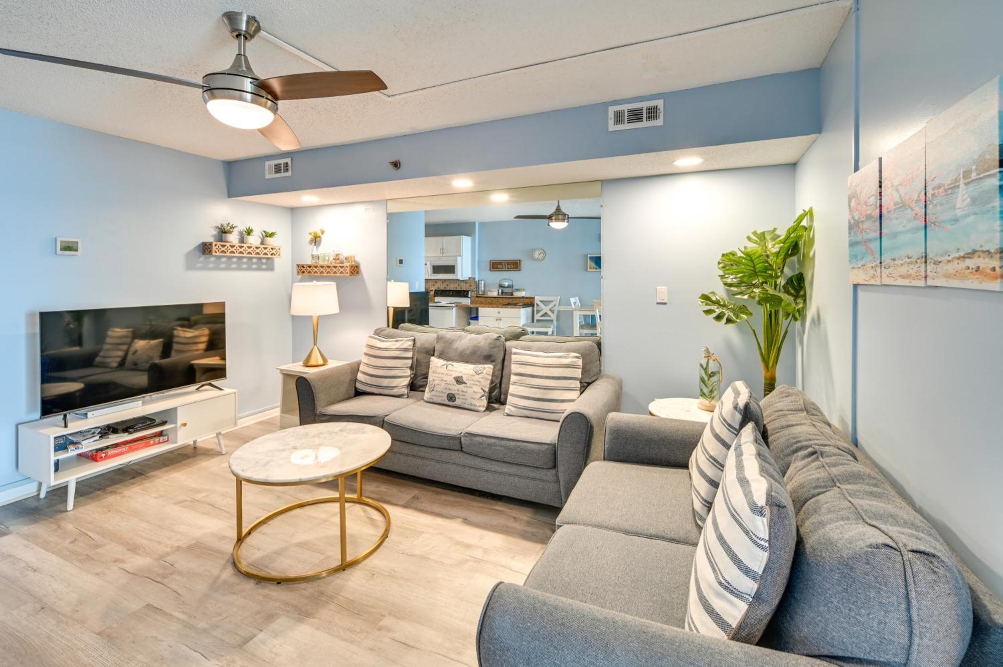 Cozy Coastal Condo With Airy Oceanfront Balcony Myrtle Beach Exterior photo