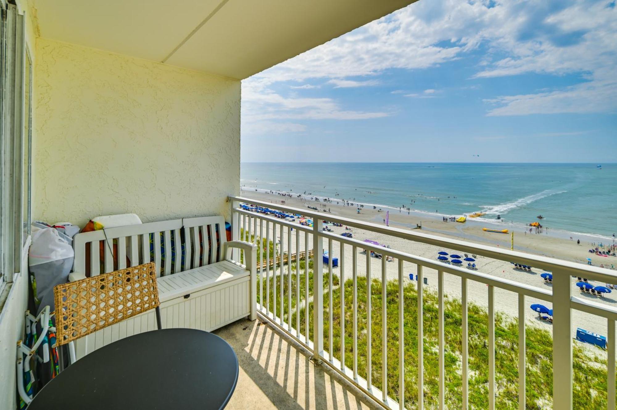 Cozy Coastal Condo With Airy Oceanfront Balcony Myrtle Beach Exterior photo