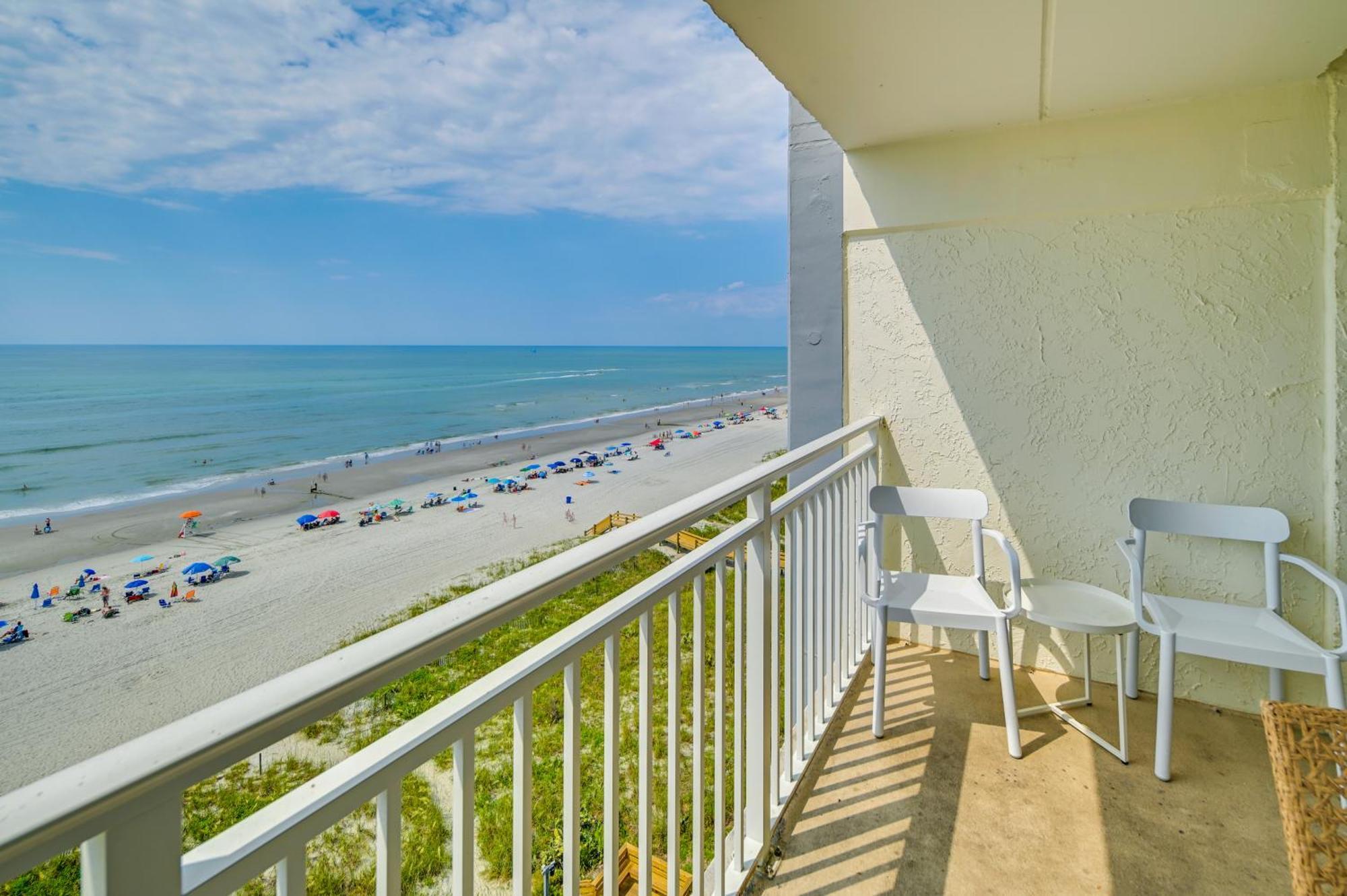 Cozy Coastal Condo With Airy Oceanfront Balcony Myrtle Beach Exterior photo
